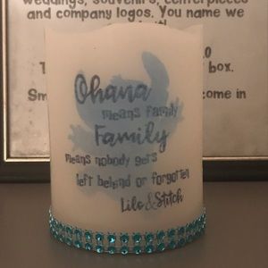 Personalized Flameless Candle
